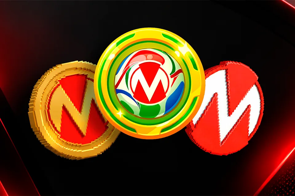 Moedas: MarjoGold, MarjoCoin e MarjoCup