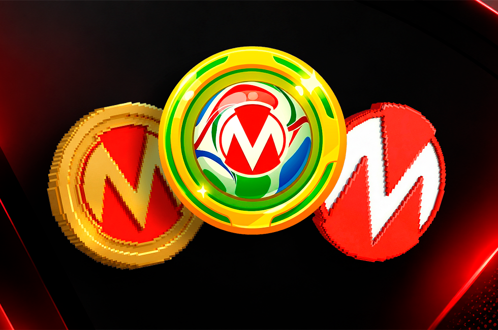 Moedas: MarjoGold, MarjoCoin e MarjoCup