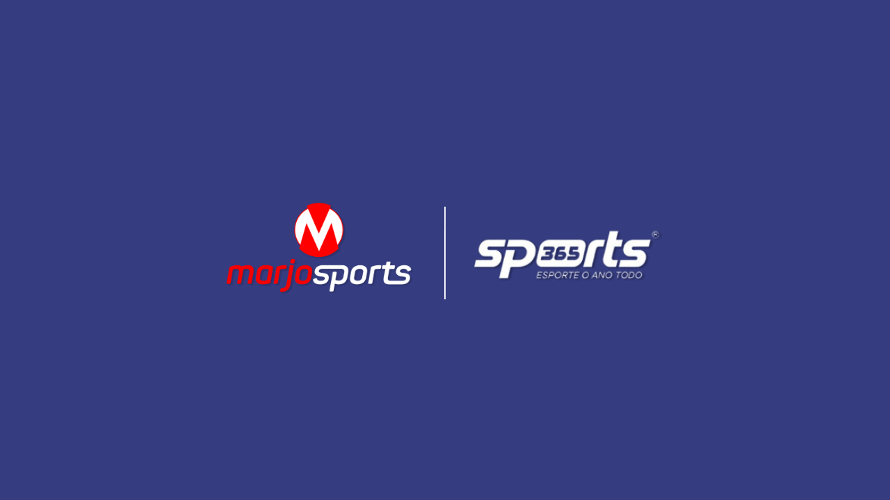 logomarca marjosports ao lado logomarca da sports365