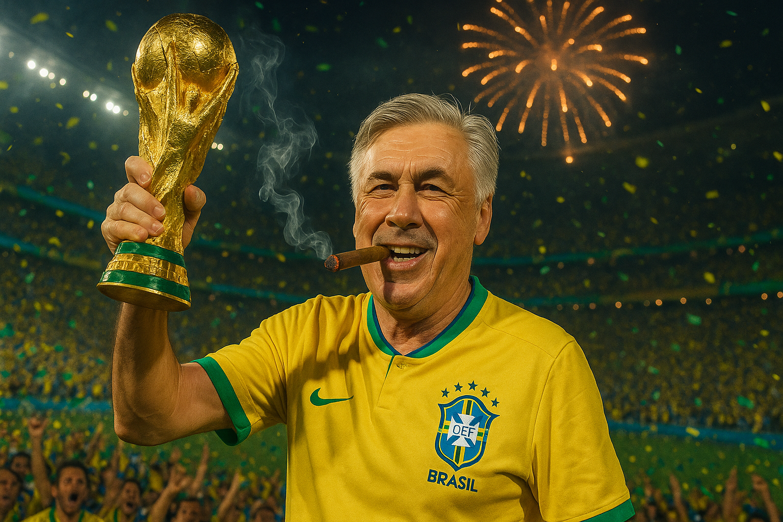 Ancelotti na Seleção Brasileira é oficial: estreia será em junho